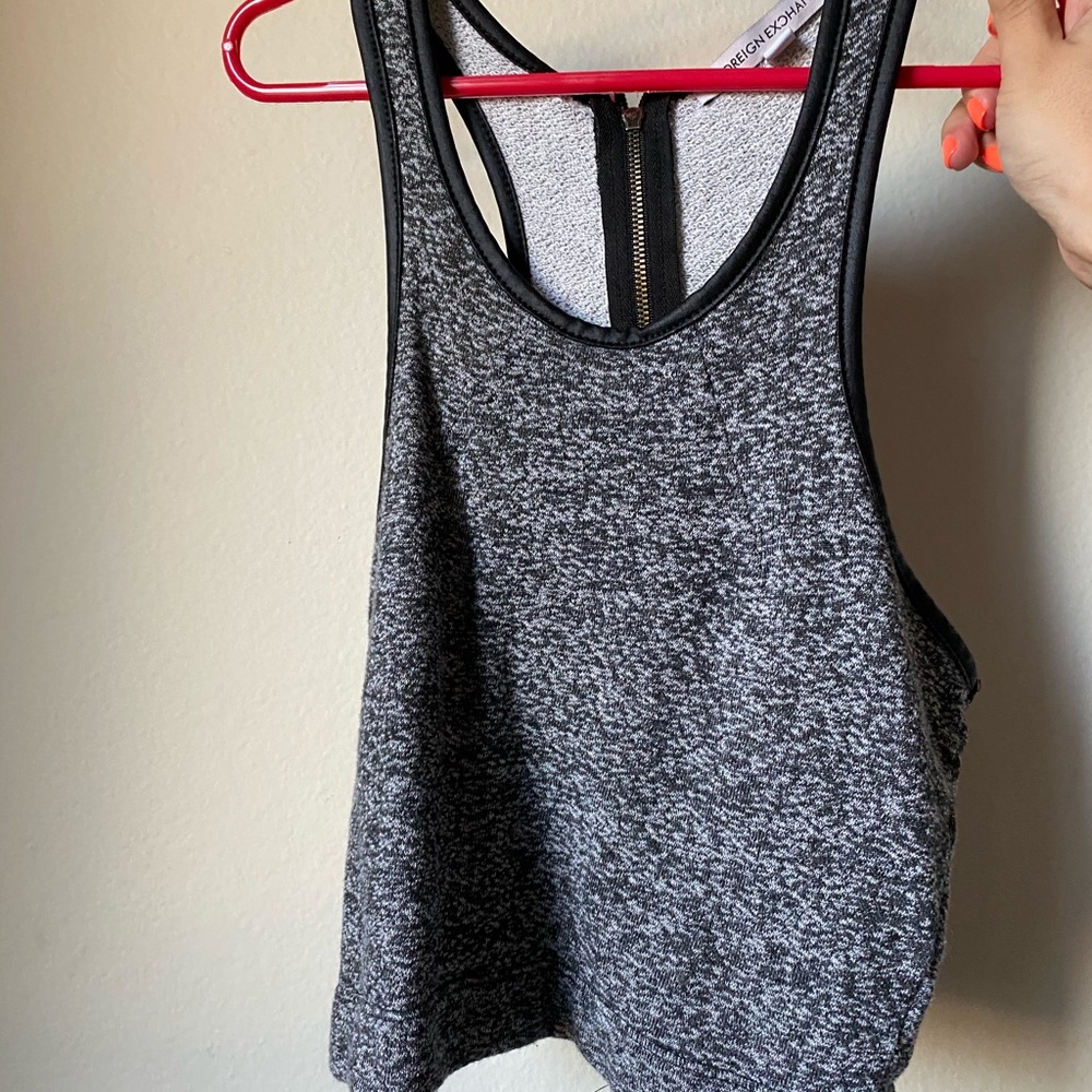 Black crop top